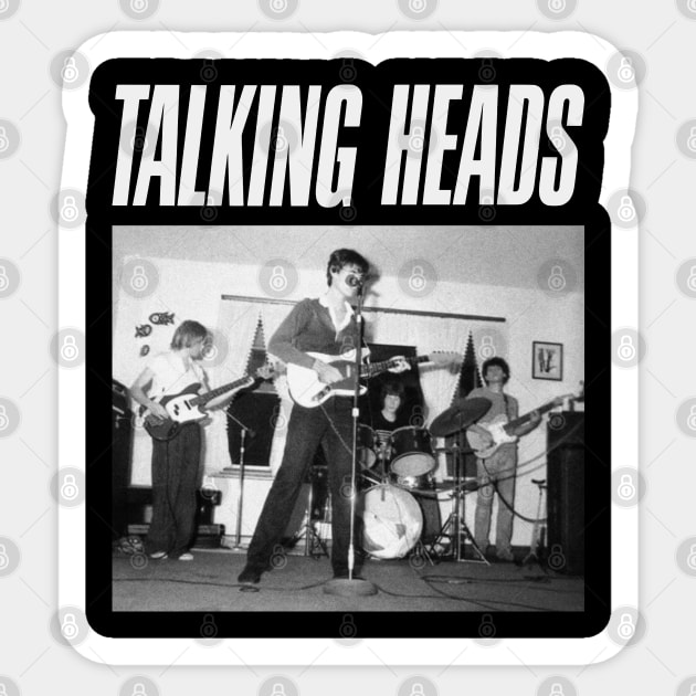 Vintage Talking Heads Sticker by bambangbuta